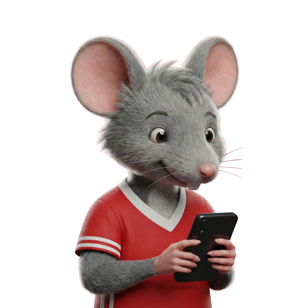 Mascotte Rat de gymnase